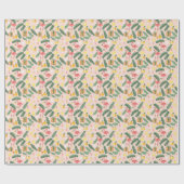 Flamingo & Cadeaus Zomerfeest Cadeaupapier (Vlak)