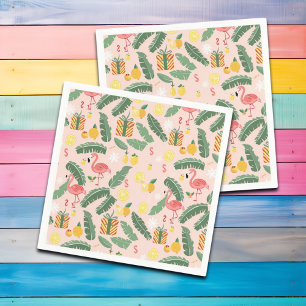 Flamingo & Cadeaus Zomerfeest Servet