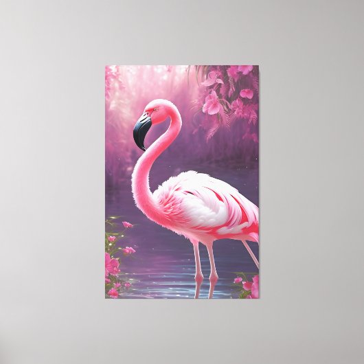Flamingo Canvas Afdruk (Voorkant)
