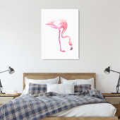 Flamingo Canvas Afdruk (Insitu (Slaapkamer))