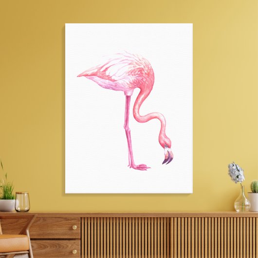 Flamingo Canvas Afdruk (Insitu (Woonkamer))