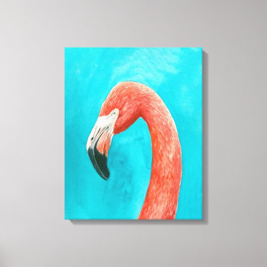 Flamingo Canvas Afdruk (Voorkant)