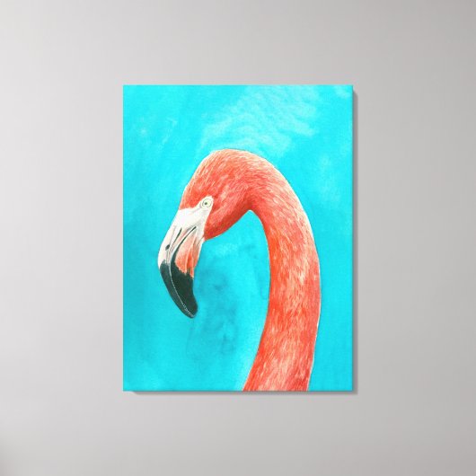 Flamingo Canvas Afdruk (Voorkant)