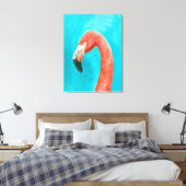 Flamingo Canvas Afdruk (Insitu (Slaapkamer))