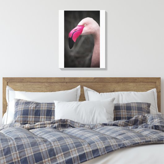 Flamingo Canvas Afdruk (Insitu (Slaapkamer))