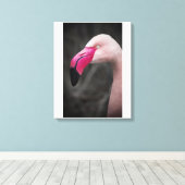 Flamingo Canvas Afdruk (Insitu (Houten vloer))