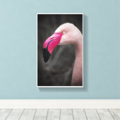 Flamingo Canvas Afdruk (Insitu (Houten vloer))