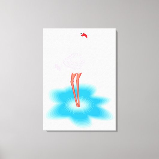 Flamingo Canvas Afdruk (Voorkant)