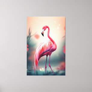 Flamingo Canvas Afdruk