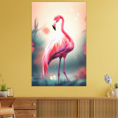 Flamingo Canvas Afdruk (Insitu (Woonkamer))