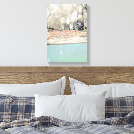 Flamingo Canvas Art (Insitu (Slaapkamer))