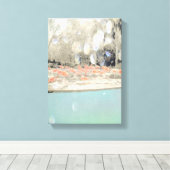 Flamingo Canvas Art (Insitu (Houten vloer))