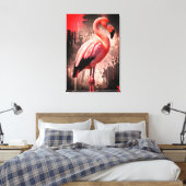 Flamingo Canvas Kunst aan de Wand (Insitu (Slaapkamer))