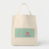 Flamingo Canvas tas (Voorkant)