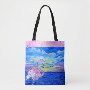 Flamingo Canvas tas