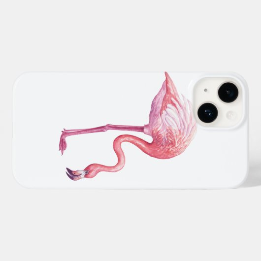 Flamingo Case-Mate iPhone Case (Achterkant (horizontaal))