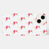 Flamingo Case-Mate iPhone Case (Achterkant (horizontaal))