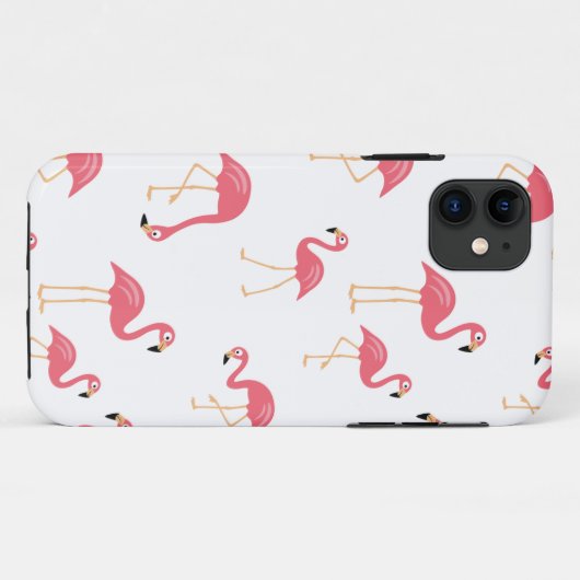 Flamingo Case-Mate iPhone Case (Achterkant (horizontaal))
