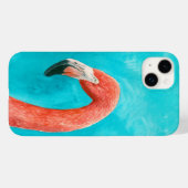 Flamingo Case-Mate iPhone Case (Achterkant (horizontaal))