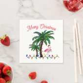 Flamingo Christmas Holiday party Servet (Insitu)