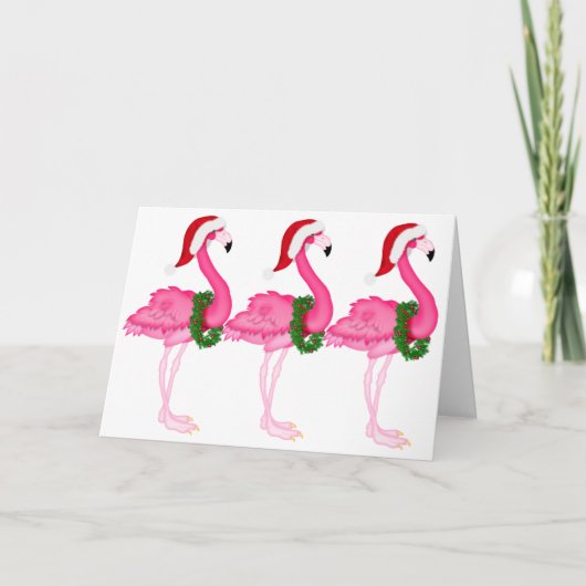 Flamingo Christmas Kaart - SRF (Voorkant)