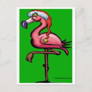 Flamingo Chrsitmas Briefkaart