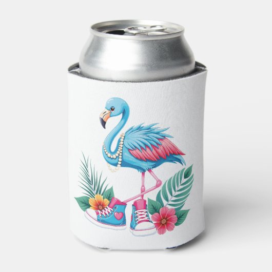 Flamingo Chucks en Parels Comma La Harris 2024 Blikjeskoeler (Blikje Voorkant)