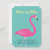 Flamingo Class of 2019 Afstuderen - Turquoise Kaart (Voorkant)