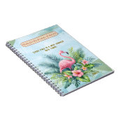 Flamingo Classic Notitieboek met aangepaste offert (Rechterzijde)