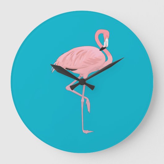 Flamingo Clock Grote Klok (Voorkant)