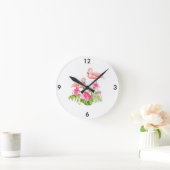 Flamingo Clock Ronde Klok (Huis)