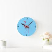 Flamingo Clock Ronde Klok (Huis)