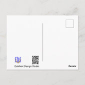 Flamingo Close-up Verjaardagskaart Briefkaart (Achterkant)