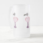 Flamingo Cocktail Frosted Mok (Voorkant links)