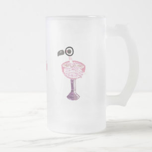 Flamingo Cocktail Frosted Mok