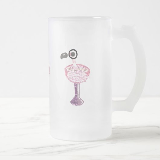 Flamingo Cocktail Frosted Mok (Rechts)