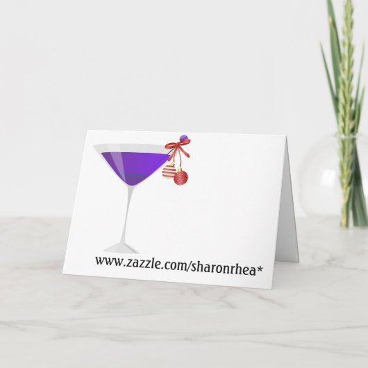 Flamingo Cocktail Invitation Kaart - SRF (Achterkant)