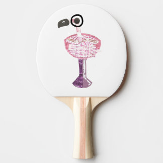 Flamingo Cocktail Ping Pong Bat Tafeltennisbatje