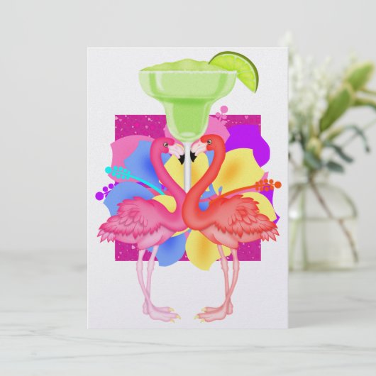 Flamingo Cocktail - SRF Kaart (Staand voorkant)