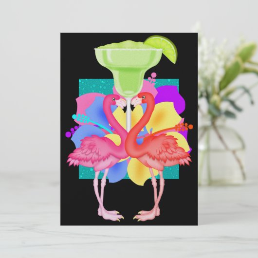 Flamingo Cocktail - SRF Kaart (Staand voorkant)