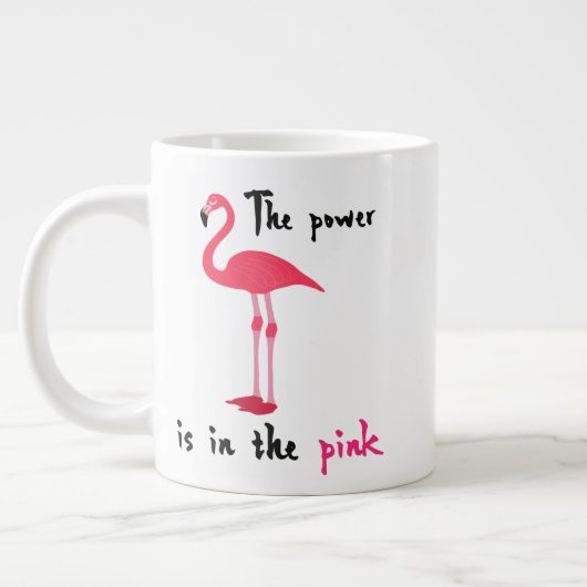 Flamingo Coffee Mok voor liefhebbers van alles roz (Links)