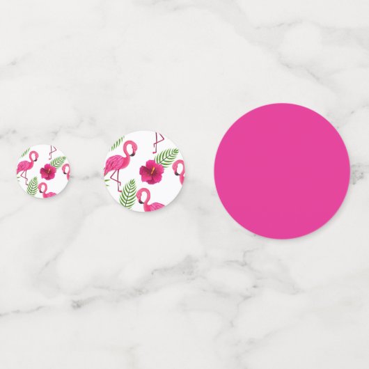 Flamingo Confetti (Achterkanten)