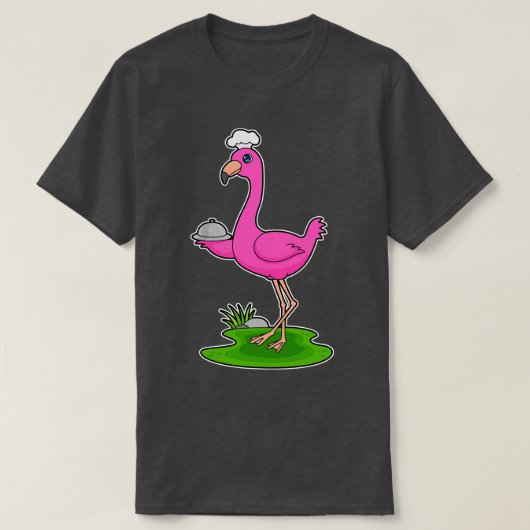 Flamingo Cook Platter T-shirt (Design voorkant)