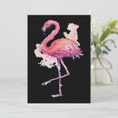 Flamingo | Cool 60s Flamingo Dierenvriend Flamingo Feestdagenkaart (Staand voorkant)