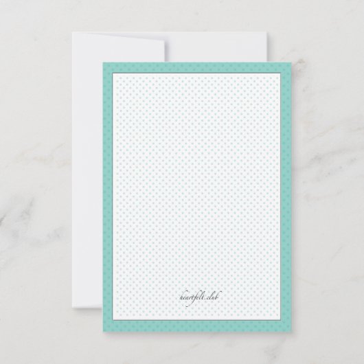 Flamingo Couple U kiest de Uitnodiging van de Kleu (Achterkant)