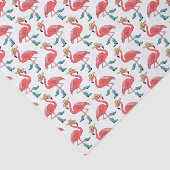 Flamingo Cowboy Laarzen en Petten Patroon Tissuepapier (Detail)