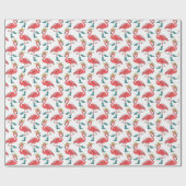 Flamingo Cowboylaarzen en -hoeden Patroon Cadeaupapier (Vlak)