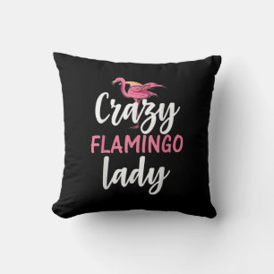 Flamingo - Crazy Flamingo Lady Gifts Kussen