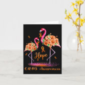 Flamingo Crops Bewustzijn Kaart (Gele Bloem)