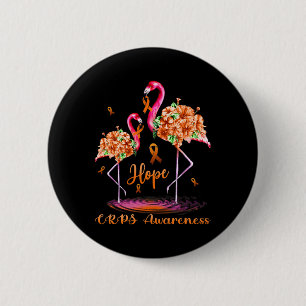 Flamingo Crops Bewustzijn Ronde Button 5,7 Cm